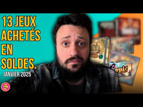 Mes 13 Jeux de Société, achetés en soldes ! - Janvier 2025