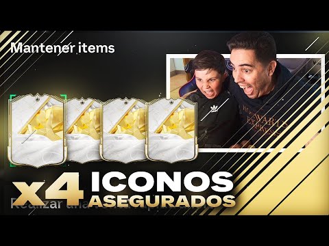 ABRIMOS 4 ICONOS BASICOS ASEGURADOS EN NUESTRA CUENTA DE EA FC25 !!