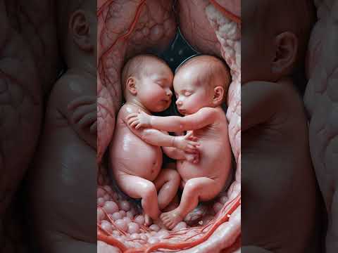 Cutest Twin Fetuses Ever Seen in the Womb.