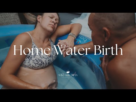 The Birth of Lucy | Home Water Birth with Dad Catching Baby & Daughters Watching