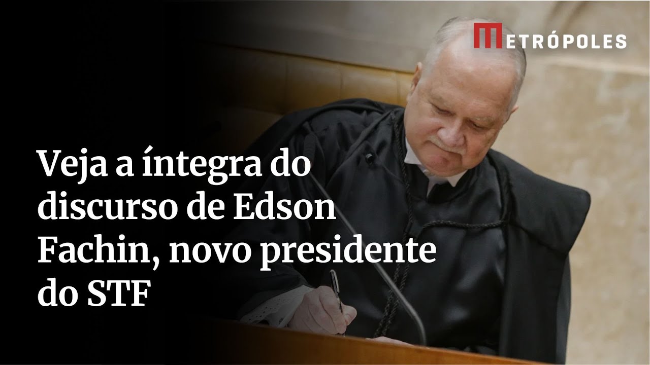 Fachin diz em posse que STF tem dever se garantir ordem Constitucional