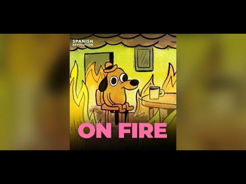 On fire