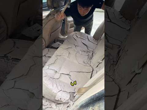 حوّل أبي هذه السيارة المتّسخة إلى جديدة تمامًا! 🚗✨ #shorts