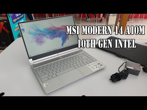 (ENGLISH) MSI Modern 14 A10M - 10th gen Intel Core i5 laptop