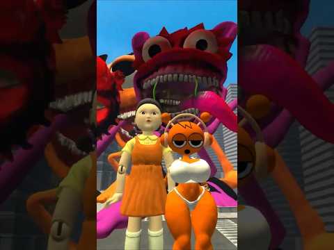 CAN YOU CATCH ALL SQUID GAME RANDOM SPRUNKI EYES BIG MAZE in Garry's Mod