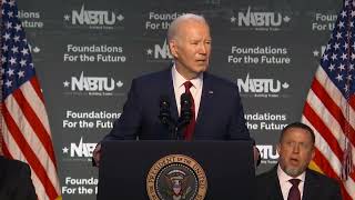 Cognitively Impaired Joe Biden Reading Teleprompter: "Four More Years? Pause?"