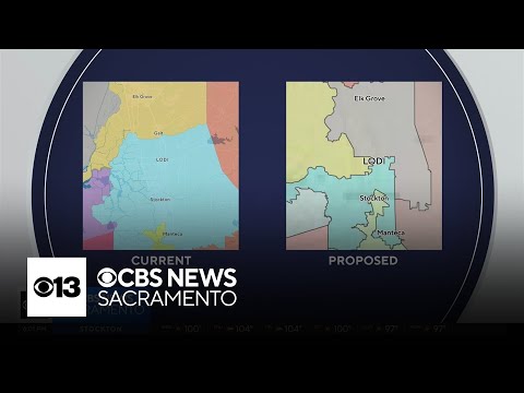 YouTube video thumbnail: Here's How California's Proposed Congressional Redistrict Would Carve up the City of Lodi