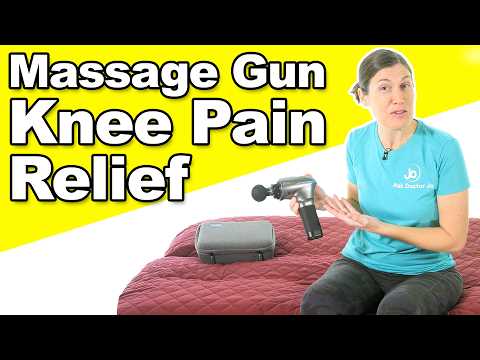 Using a Massage Gun for Knee Pain Relief