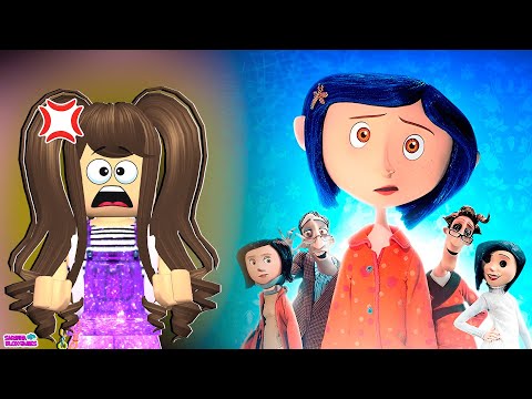 ENTRAMOS NO MUNDO SECRETO DE CORALINE - ROBLOX