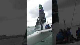 All the angles from this MASSIVE incident #SailGP #sailing #racing