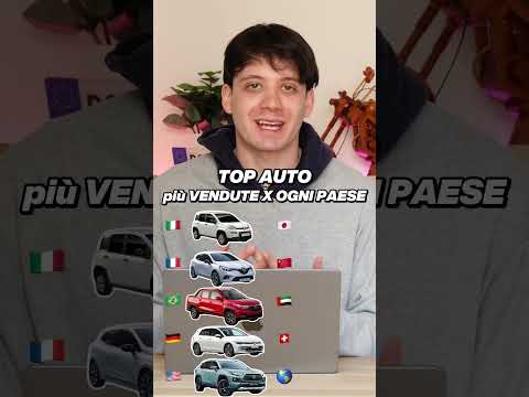 TOP AUTO piรน VENDUTE PER OGNI PAESE #automobile #top10 #TOP10AUTO