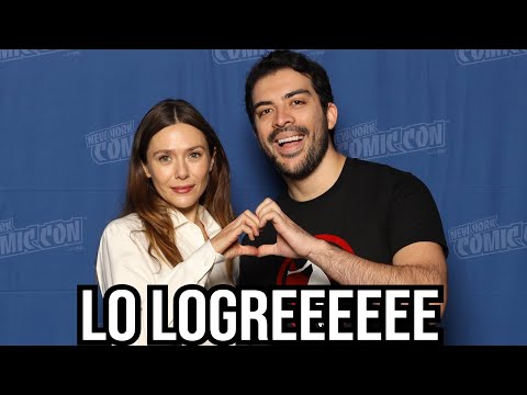 ¡LO LOGRÉ conocí a ELIZABETH OLSEN la BRUJITA! experiencia New York y vlog de Spider-Man