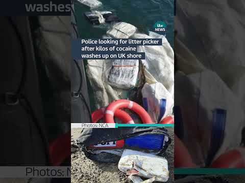 Police looking for litter picker after kilos of cocaine washes up on UK shore #isleofwight #uk