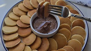 ميني بان كيك لفطور المدرسة و Lunchbox حضريهم ف10 دقائق بمقادير جد بسيطة وبكمية وفيرة/Pancake Recipe 
