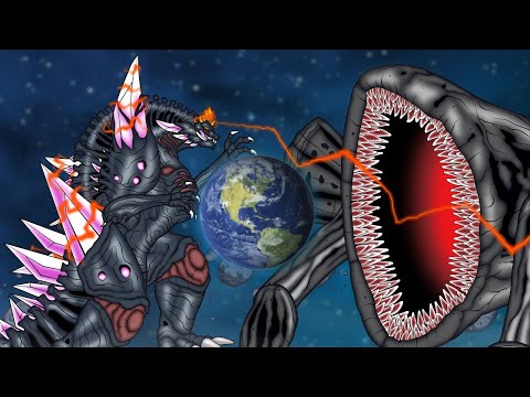 MEGA SPACE GODZILLA vs PREHISTORY SEA EATER : Final battle