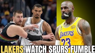 SPURS FUMBLE VS NUGGETS! LAKERS GET NO HELP 