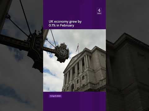 UK economy grew by 0.1% in February