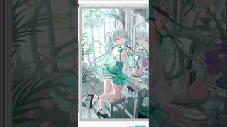 #イラストメイキング 個展キービジュアル描いてみた #shorts