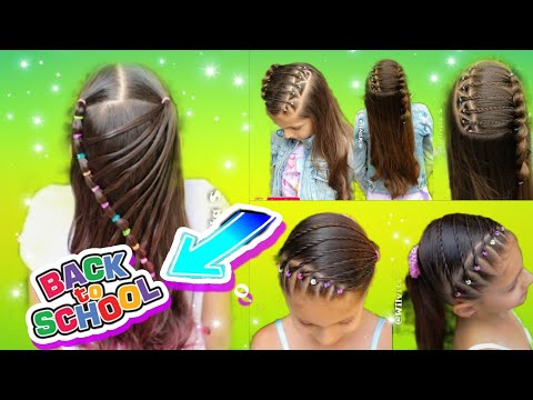 💕 Peinados FÁCILES en 5 MINUTOS! • Easy 5 MINUTE Hairstyle | Wilvita 💕 Regreso a clases