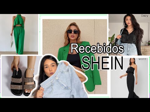 Recebidos SHEIN✨ Blazer, Calça, papetes e muito mais / provando tudo!