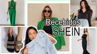 Recebidos SHEIN✨ Blazer, Calça, papetes e muito mais / provando tudo!
