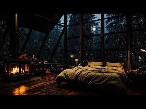 Rainstorm Sounds for Deep Sleep & Stress Relief ⚡ White Noise 💤 A Therapeutic Night Experience