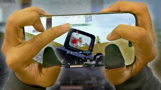 When zemu hold P90 🤯 iphone 16 pro max 5 finger handcam | PUBG MOBILE 