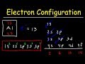 Electron Configuration Basics and Practice Problems