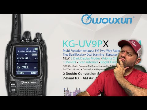 BetterSafeRadio REVEALS new Wouxun KG-UV9PX Dual Band Handheld Ham Radio