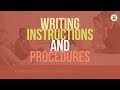Effective Instruction Writing Principles
