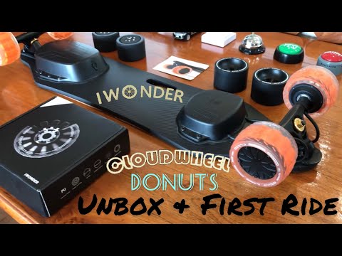 CLOUDWHEEL Donut Hub Conversion Kit - Unbox & First Ride -Andrew Penman EBoard Reviews - Vlog No.175