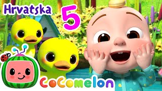 Brojimo pet malih patki! 🦆 | CoComelon Hrvatska | Crtaći filmovi i dječje pjesme na hrvatskom