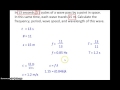 Wave Speed and Frequency Concepts