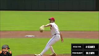 Check Out All 7 of the Strikeouts from May 14 When Chase Burns Picked Up His 5th Win of the Season