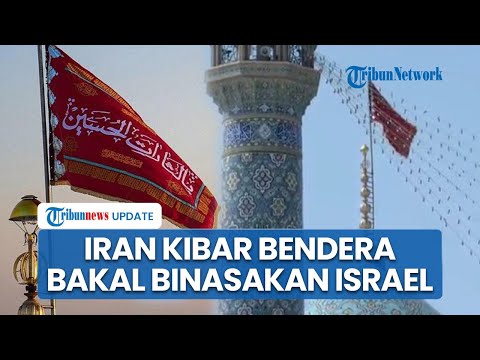 Iran Kibarkan Bendera Merah di Atas Masjid di Kota Qom, Tabuh Perang akan Binasakan Israel