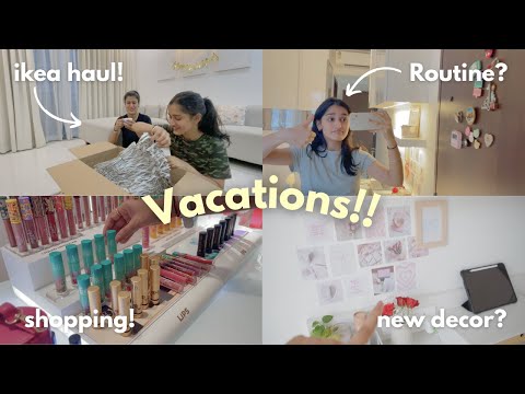 Dher saari shopping and unboxing✨ Life during college holidays!!