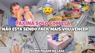 FRUSTRAÇÃO - ACABEI FAZENDO UM DESABAFO + FAXINA PESADA |ARRUMANDO A CASA COM UMA BEBE |Lar da Ana