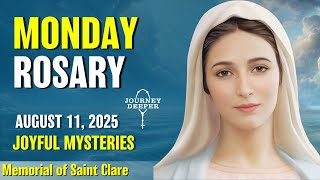 Monday Rosary ❤️ Joyful Mysteries of the Rosary ❤️ August 11, 2025 VIRTUAL ROSARY