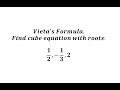 Cubic Equations and Their Properties