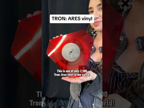 The super cool Tron: Ares vinyl from #sdcc