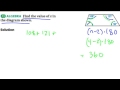 Sum of Angles in Polygons
