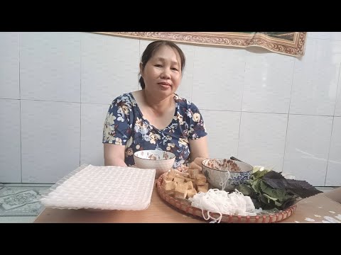 bún đậu mắm tôm món ăn đơn giản và ngon ăn căng bụng luôn #loanvlop8386