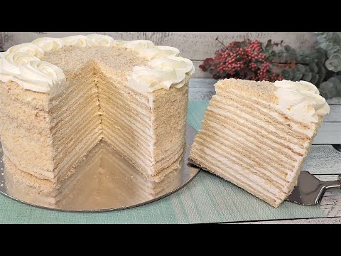 Знаменитый торт ШТЕФАНИЯ! Самый нежный ПЕСОЧНЫЙ торт! Тает во рту! Очень вкусно и быстро!