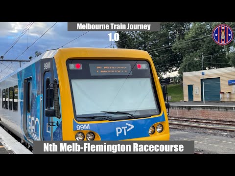 Melbourne Train Journey 1.0: North Melbourne-Flemington Racecourse
