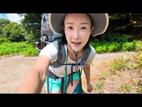 숨겨진 계곡을 찾아서 땡볕에 걷고 또 걷고 더위 먹고 쓰러지기 직전에 만난 환상적인 곳! 와~ 미쳤다!! 그런데... 네?? 차 빼달라고요? 나 울어...😇 여름 캠핑, 계곡백패킹