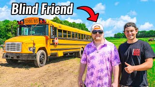 Teaching my Blind Friend How to Drive (He Crashes)