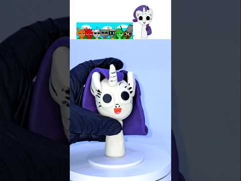 Sprunki 🎵 I Made Rarity 🦄 With Clay ⚪️🟣 My Little Pony ✨️ #sprunki 🎶