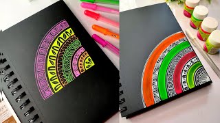 Draw two different types of mandala art 🖌️🎨✍️#art#drawing#painting