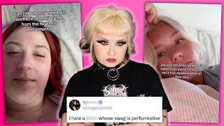the “performative weird girl” olympics on tiktok is embarrassing.