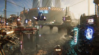 Sci-Fi wasteland environment in Unity3D